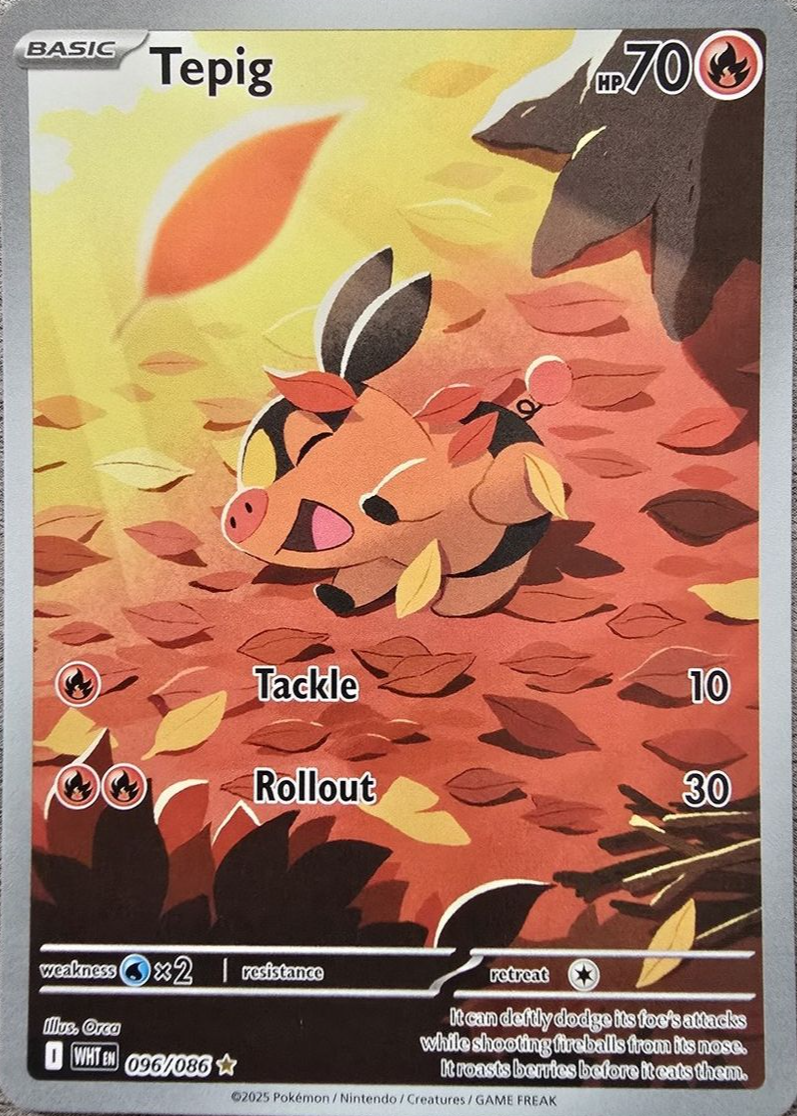 tepig pokemon card value #96 Prices | White Flare Base Set Type Tepig (23/163) - SWSH05 Battle