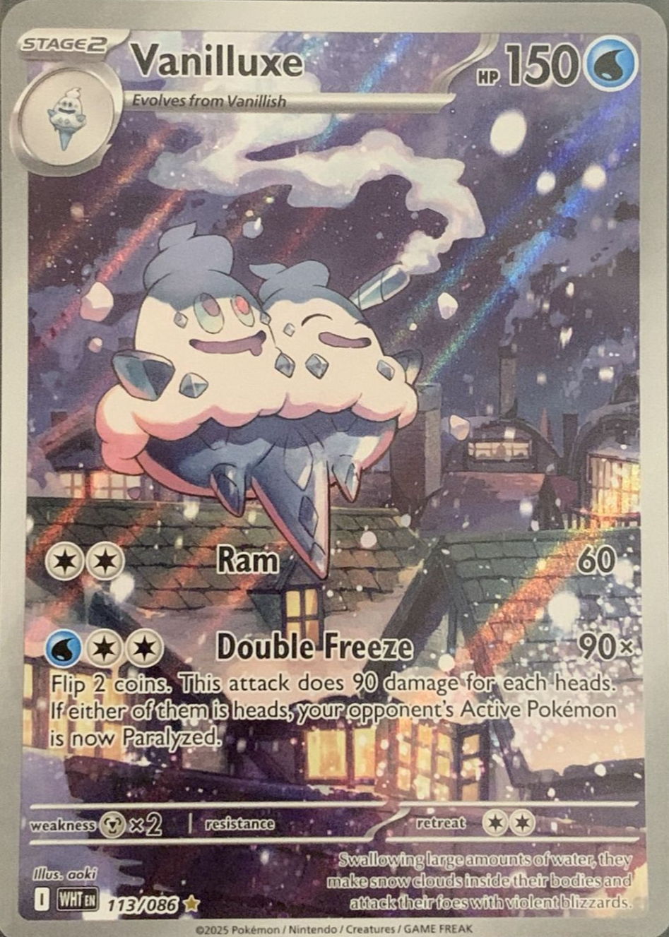 vanilluxe pokemon card value Sun & Moon Guardians Rising Card: - 35/145 - REVERSE Pokmon Hit Points130 HP Form N's Vanilluxe, N's Vanillish &