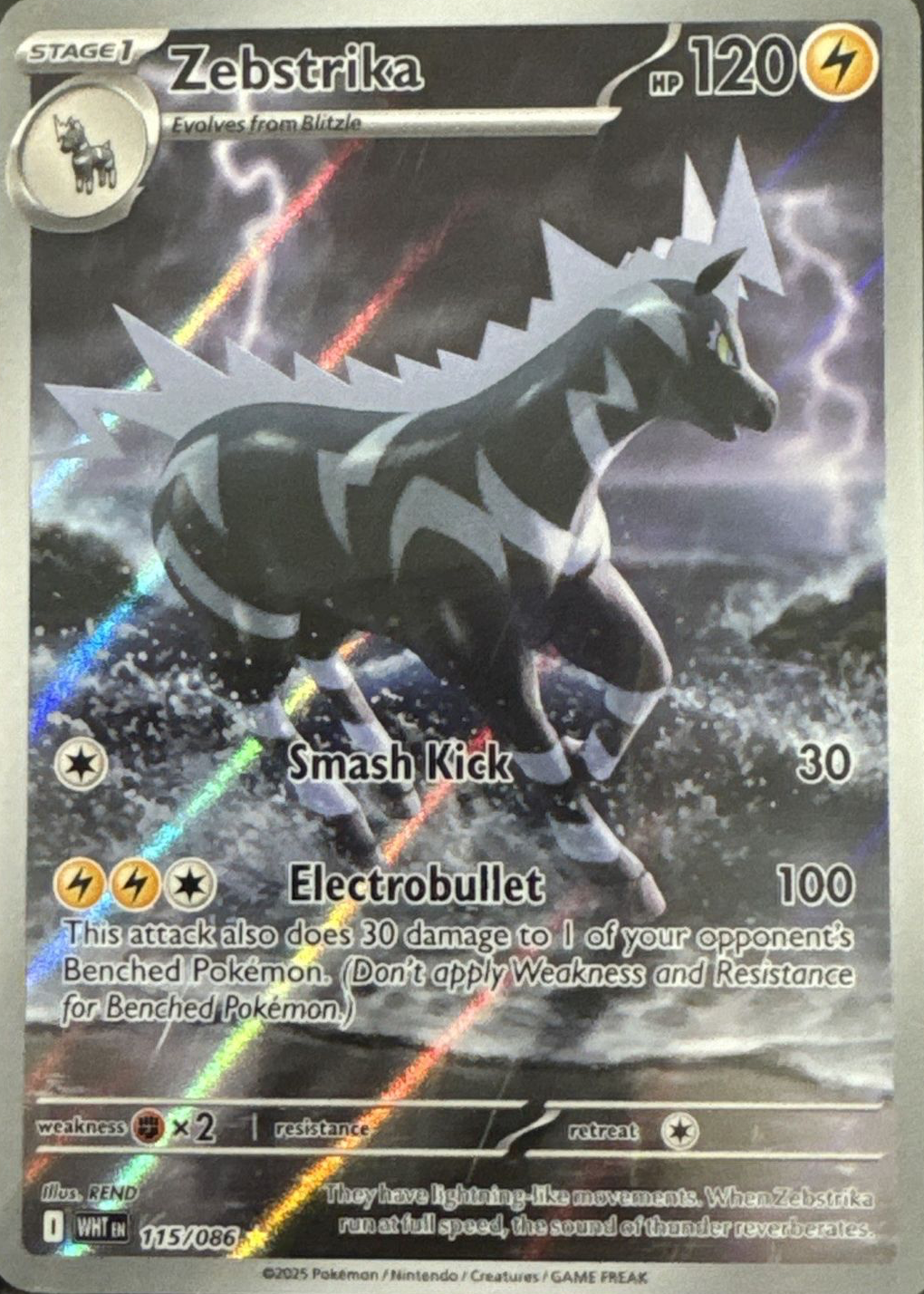 Zebstrika 2025 Scarlet & Violet: White Flare #115/086