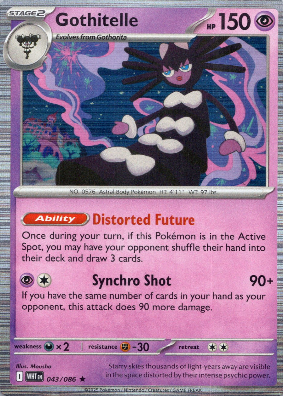 Gothitelle 2025 Scarlet & Violet: White Flare #043/086 Holo Price