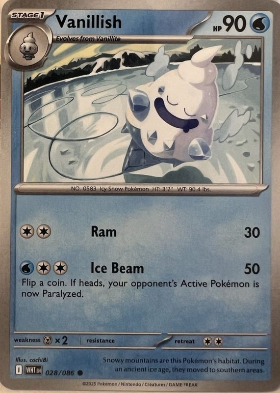 2025 Scarlet & Violet: White Flare #028/086 Base