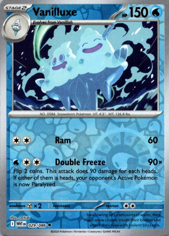 2025 Scarlet & Violet: White Flare #029/086 Reverse Holo