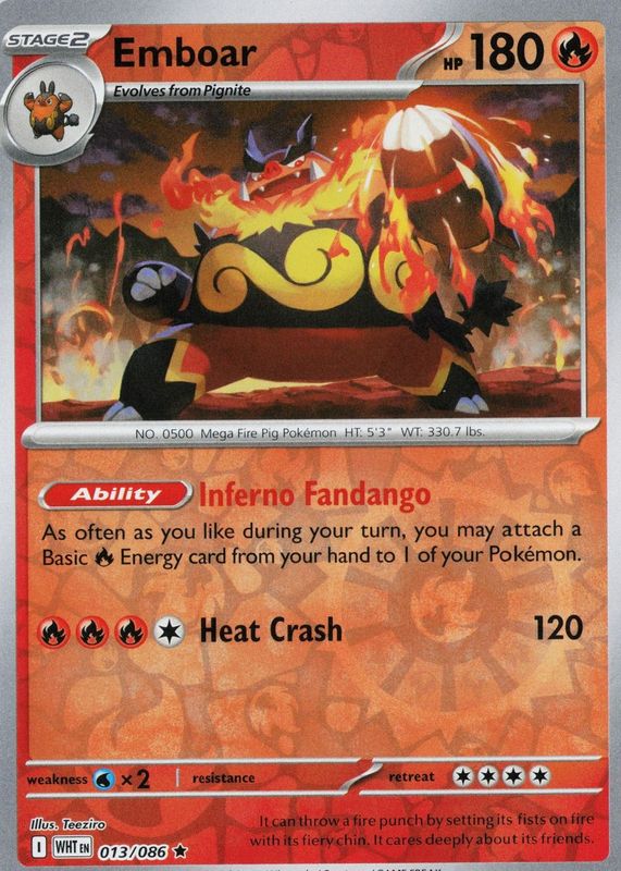 2025 Scarlet & Violet: White Flare #013/086 Reverse Holo