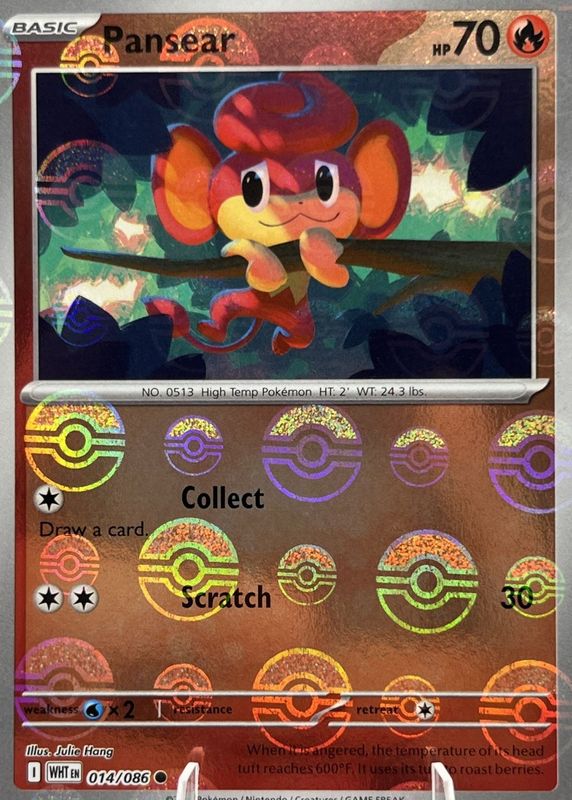 pansear pokemon card 2023 Gym Tournament Promo #111/SV-P Listed cards may have imperfections. Pansear 2025 Scarlet & Violet: