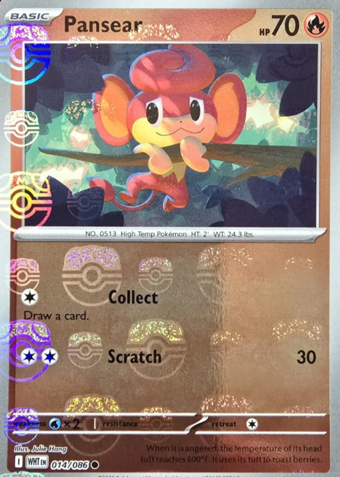 Pansear 2025 Scarlet & Violet: White Flare #014/086 Master Ball Reverse  Holo Price Guide - Sports Card Investor
