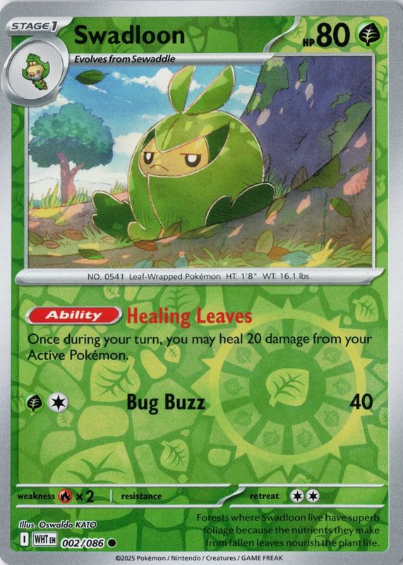 2025 Scarlet & Violet: White Flare #002/086 Reverse Holo