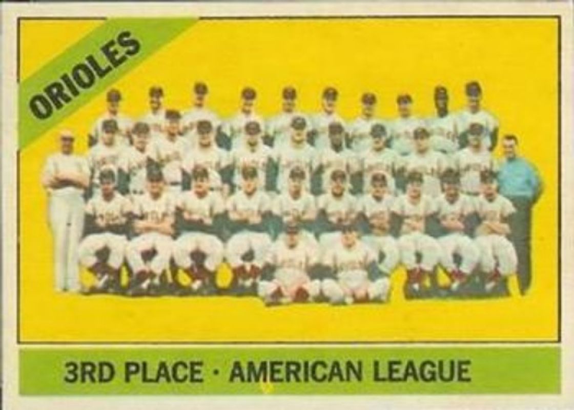 Baltimore Orioles 1966 Topps Venezuelan #348 Base RAW