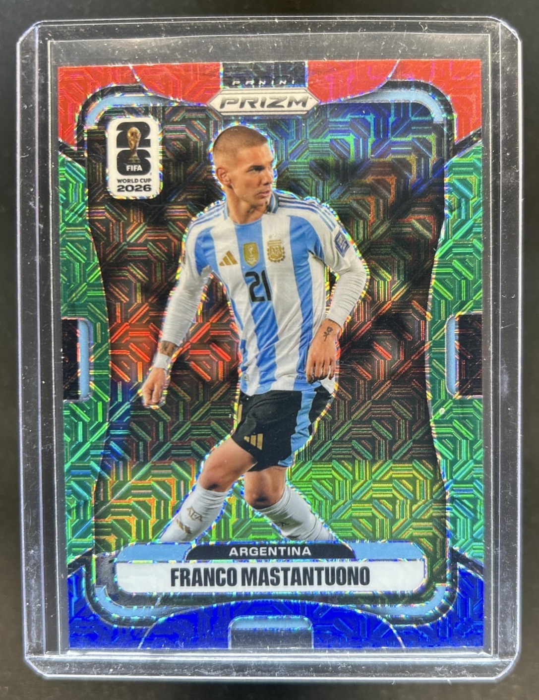 Franco Mastantuono 2026 Prizm World Cup #20 RGB Mojo Price Guide ...