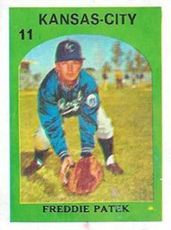 Freddie Patek 1972 Topps Venezuelan Stamps #11 Base RAW
