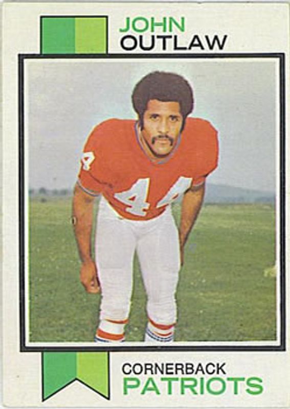 John Outlaw 1973 Topps #384 Base Rookie RAW