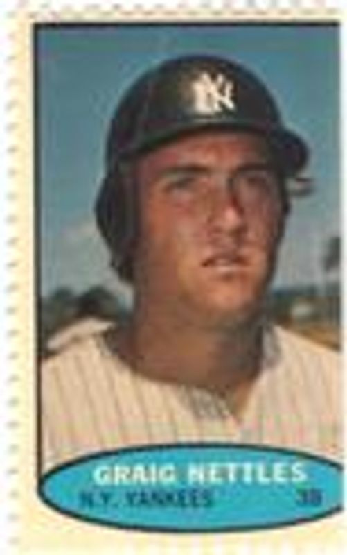 Graig Nettles 1974 Topps Stamps Base RAW
