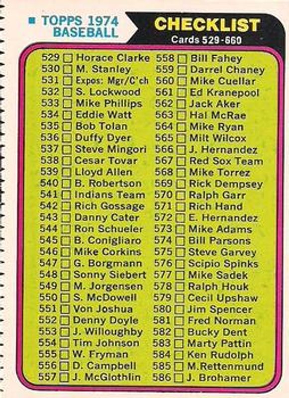 1974 O-Pee-Chee #637 Base