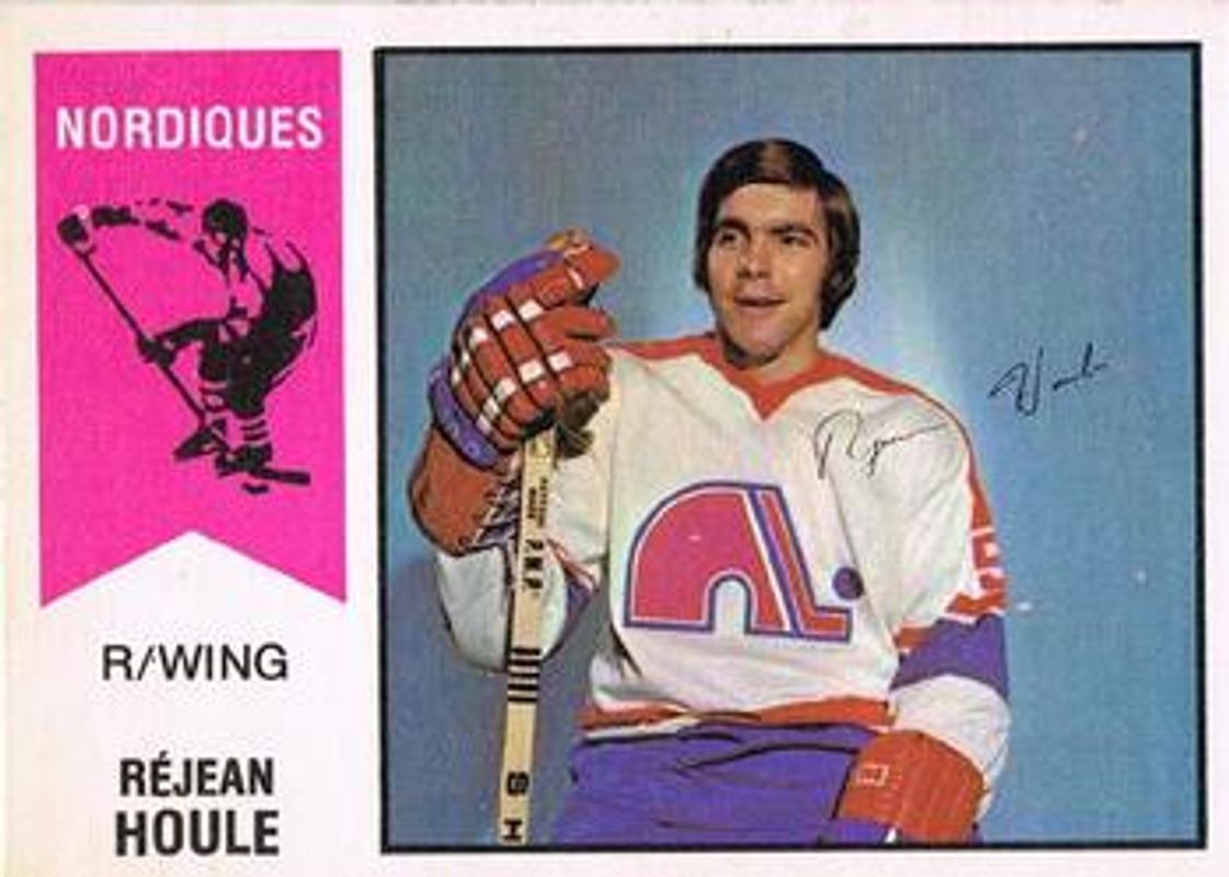 Rejean Houle 1974 O-Pee-Chee WHA #41 Base RAW