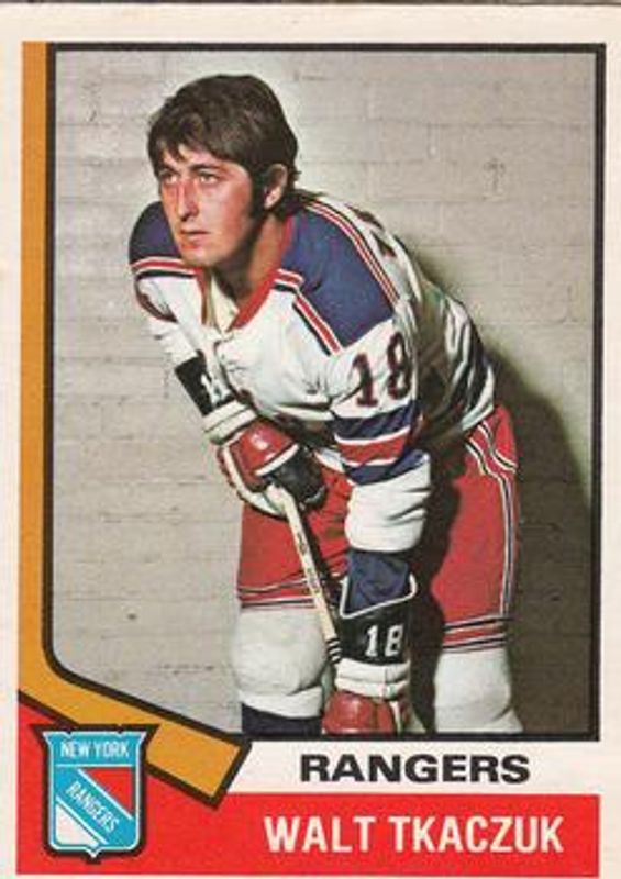 Walt Tkaczuk 1974 O-Pee-Chee NHL #119 Base RAW
