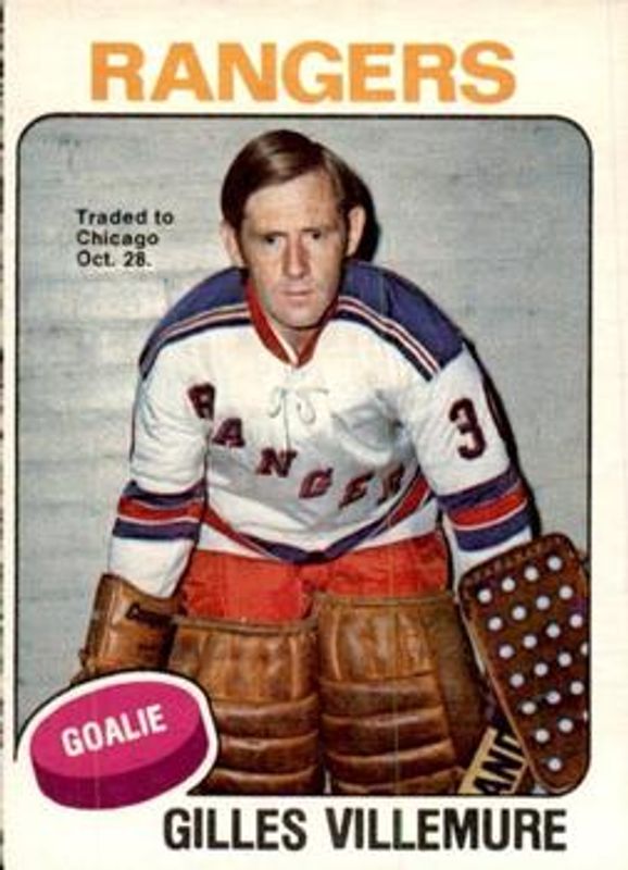 Gilles Villemure 1975 O-Pee-Chee #379 Base RAW