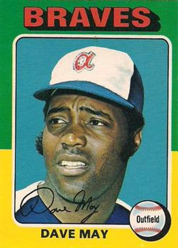 Dave May 1975 O-Pee-Chee #650 Base RAW