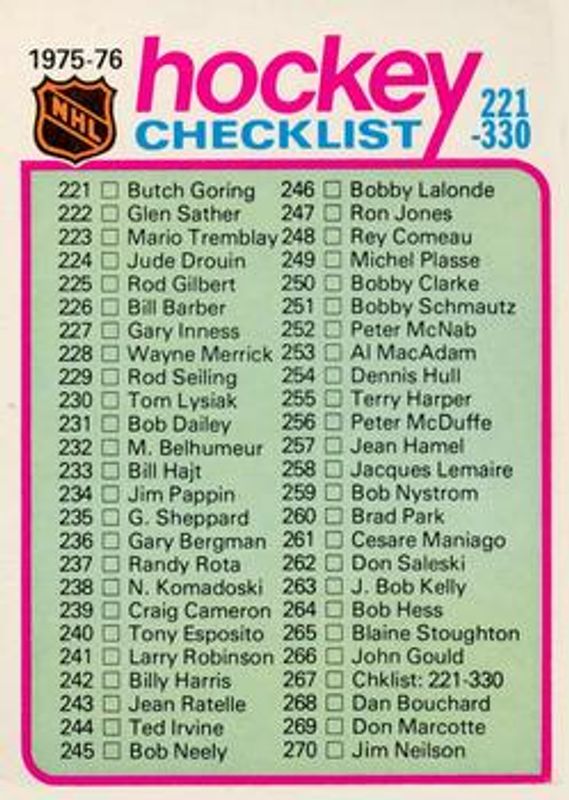 1975 O-Pee-Chee #267a Base