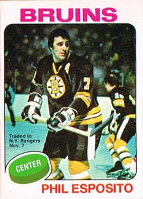 Phil Esposito 1975 O-Pee-Chee #200b Base RAW