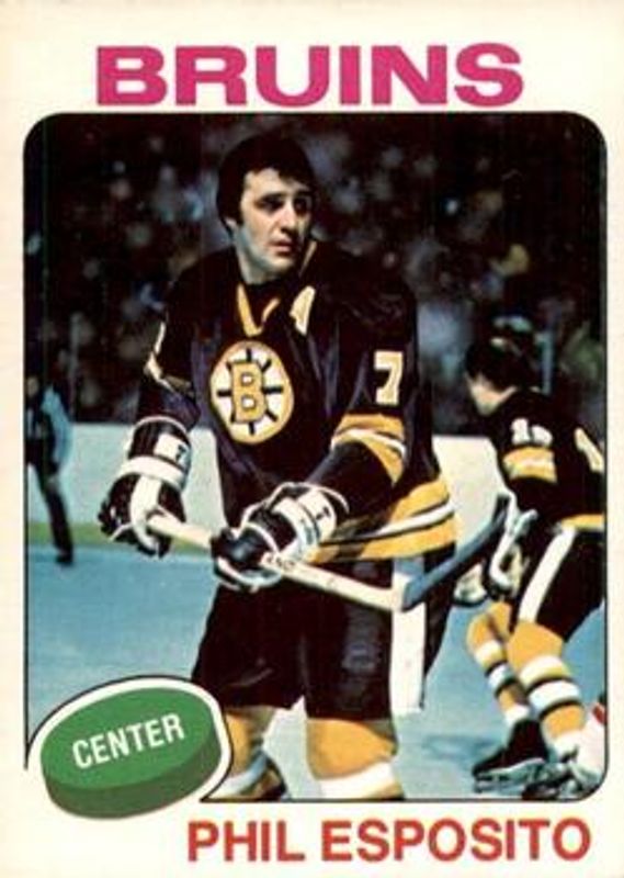 Phil Esposito 1975 O-Pee-Chee #200a Base RAW