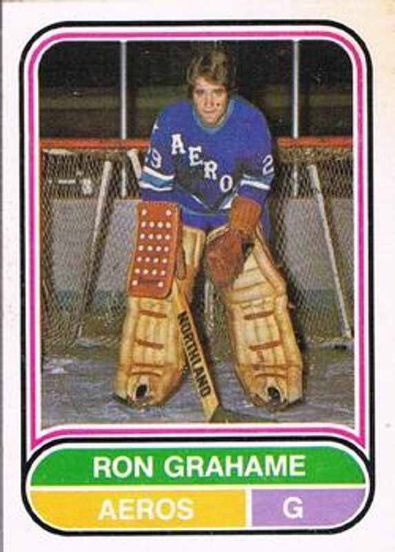 Ron Grahame 1975 O-Pee-Chee WHA #50 Base Rookie RAW
