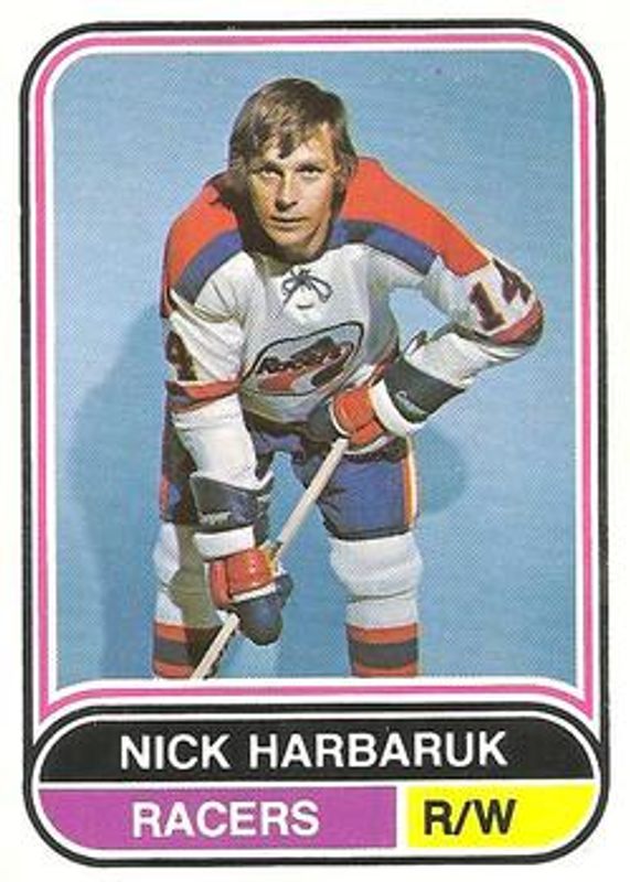 Nick Harbaruk 1975 O-Pee-Chee WHA #11 Base RAW