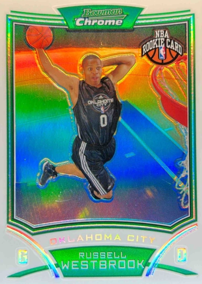 Russell Westbrook 2008 Bowman #114 Chrome - Refractor /499 Price