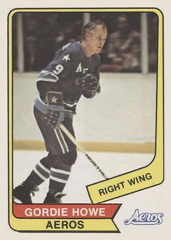 Gordie Howe 1976 O-Pee-Chee WHA #50 Base RAW
