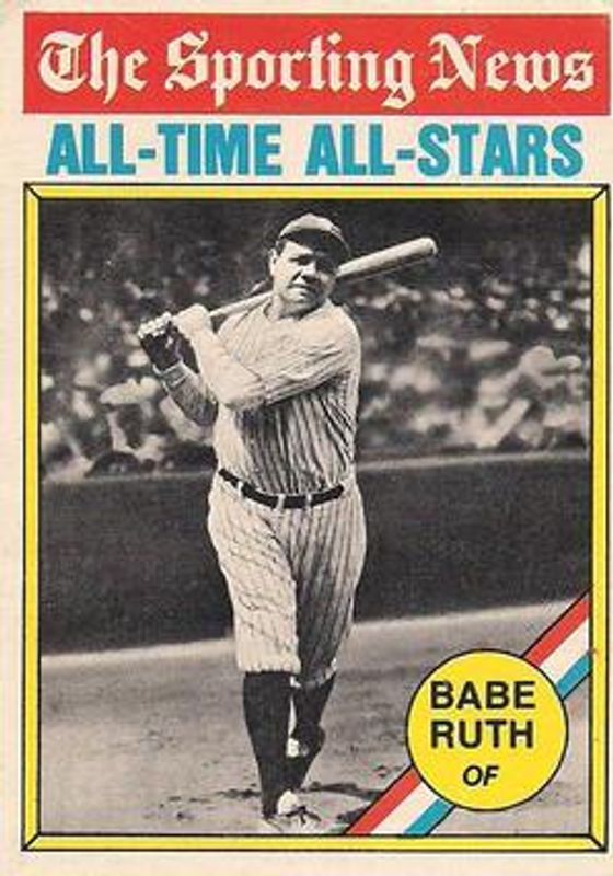 Babe Ruth 1976 O-Pee-Chee #345 Base RAW