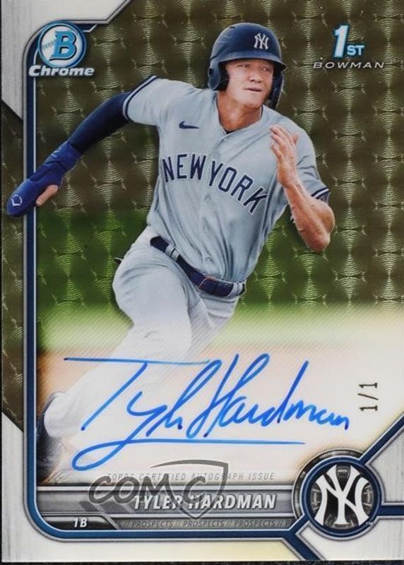 2022 Bowman #CPA-TH Chrome Prospect Auto - Superfractor /1 (1st)