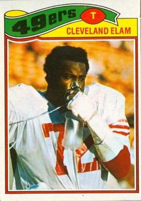 Cleveland Elam 1977 Topps Mexican #247 Base Rookie RAW