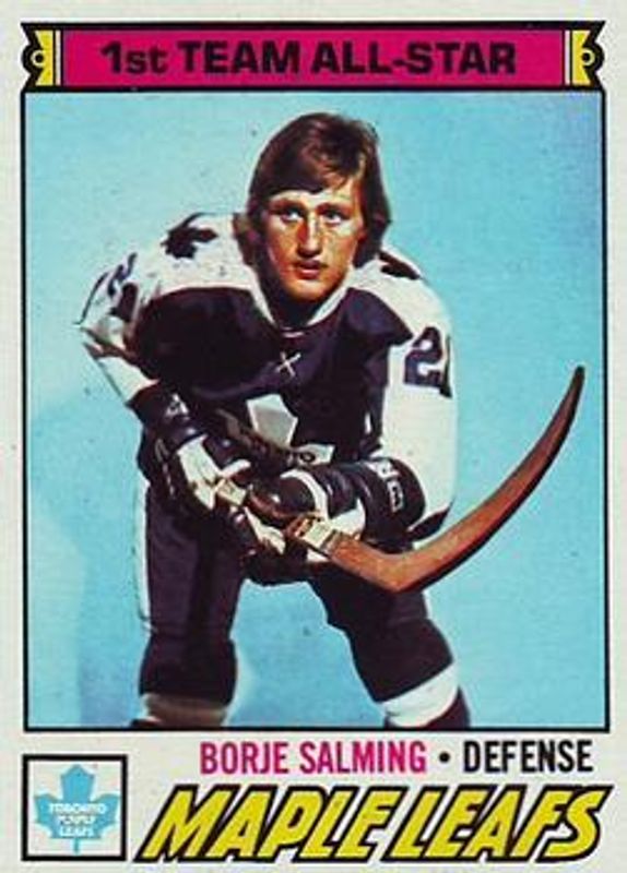 Borje Salming 1977 Topps #140 Base RAW