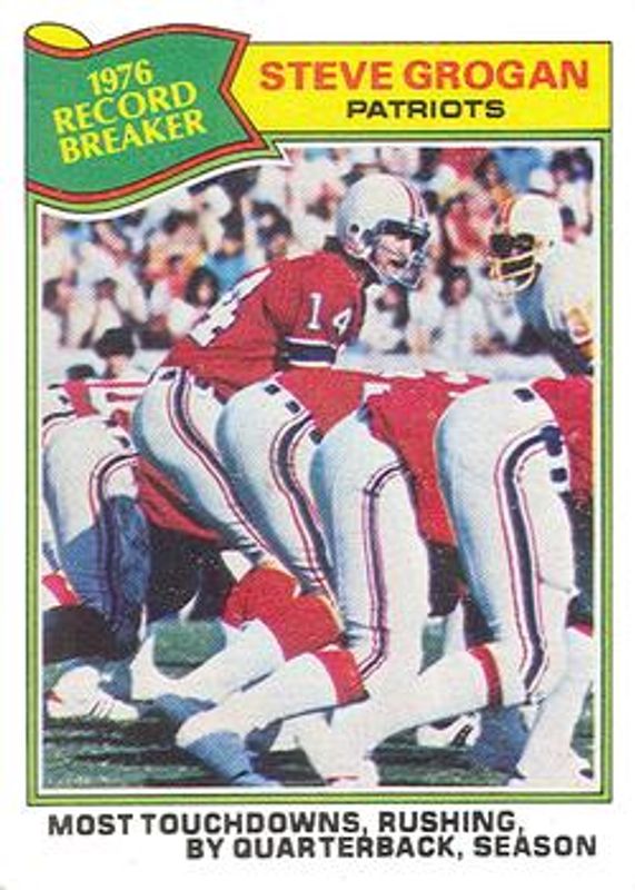 Steve Grogan 1977 Topps #451 Base RAW