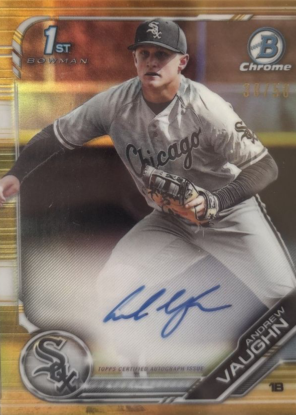 Andrew Vaughn Baseball Cards Price Guide - Sports Card Investor