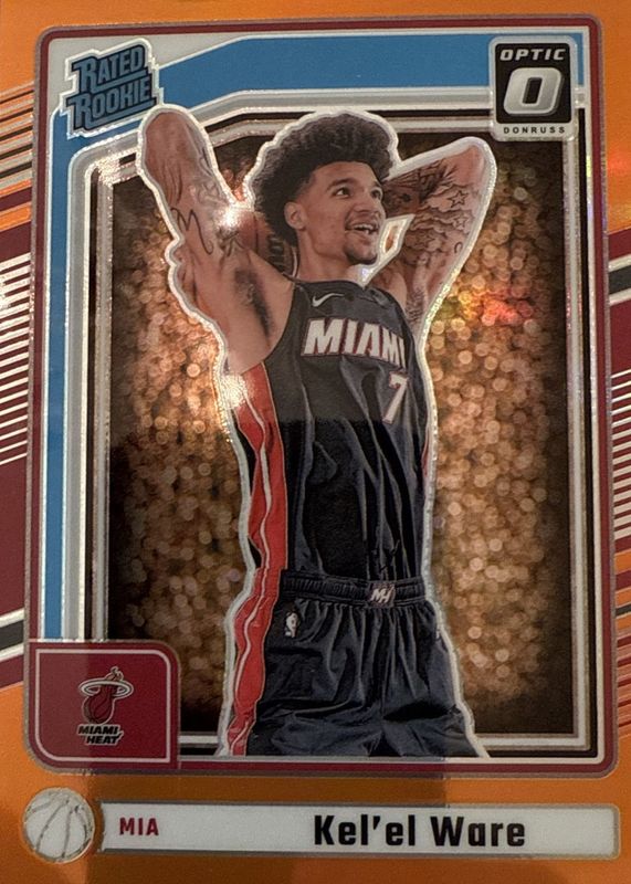 Kel'el Ware 2024 Donruss #P-221 Optic Preview - Orange /75 Rookie RAW