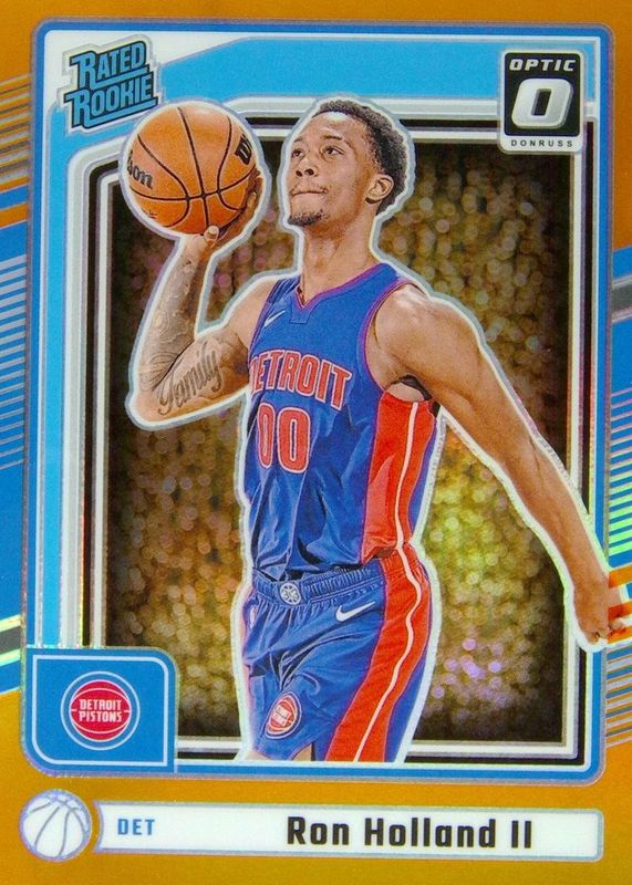 Ron Holland II 2024 Donruss #P-236 Optic Preview - Orange /75 Rookie RAW