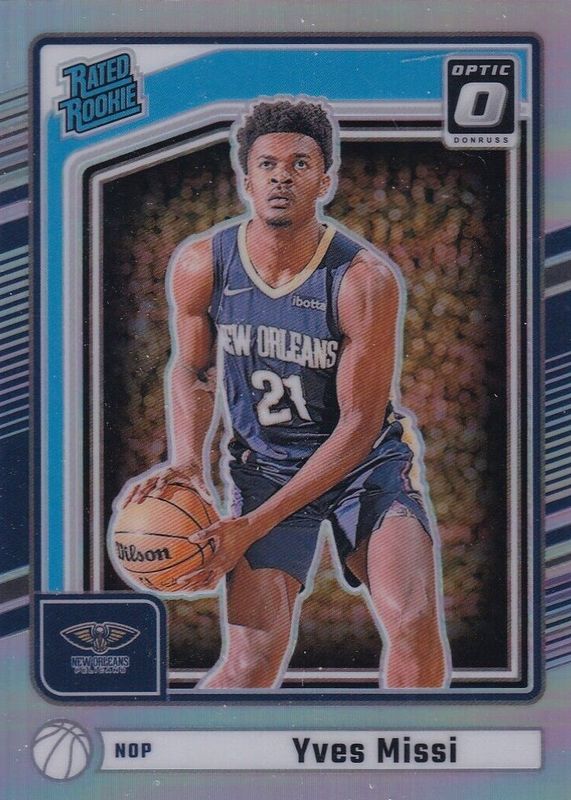 Yves Missi 2024 Donruss #P-217 Optic Preview - Holo Rookie RAW