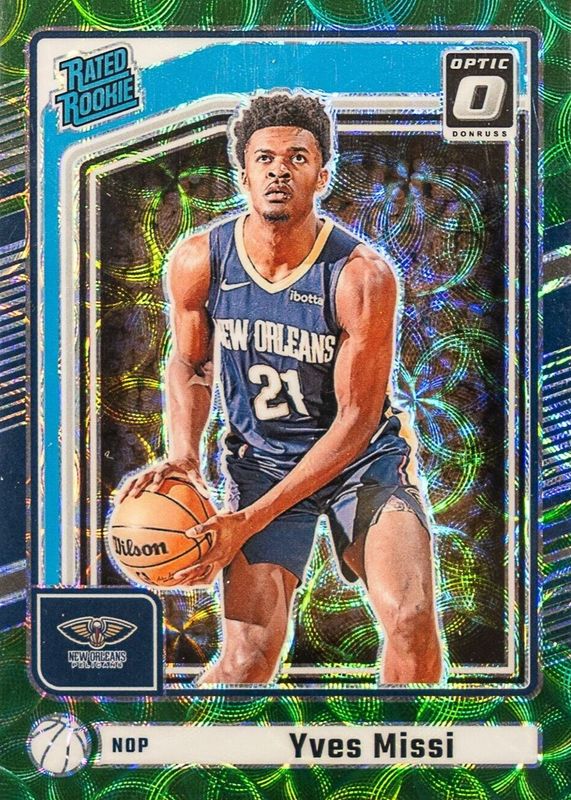 Yves Missi 2024 Donruss #P-217 Optic Preview - Scope Rookie RAW