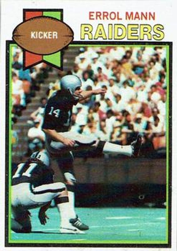 Errol Mann 1979 Topps #68 Cream Back RAW