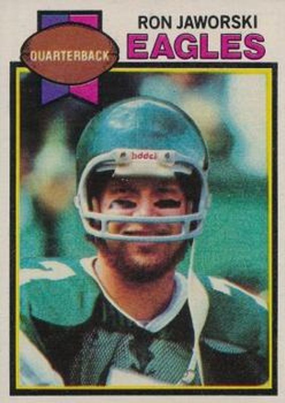 Ron Jaworski 1979 Topps #323 Cream Back RAW