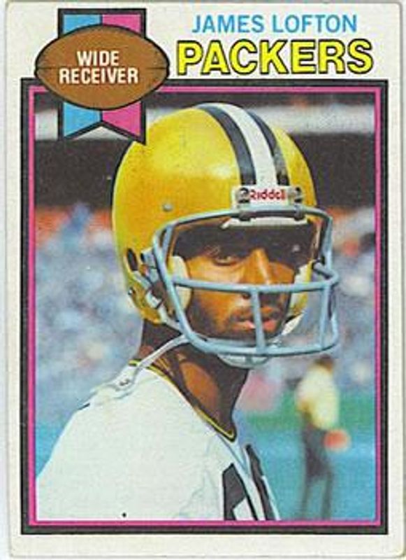 James Lofton 1979 Topps #310 Cream Back Rookie RAW
