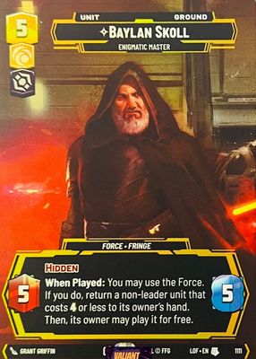 2025 Legends of the Force #1111 Prestige Foil