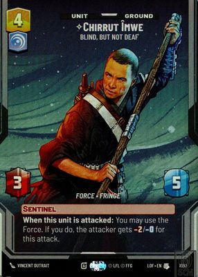 2025 Legends of the Force #1092 Prestige Foil