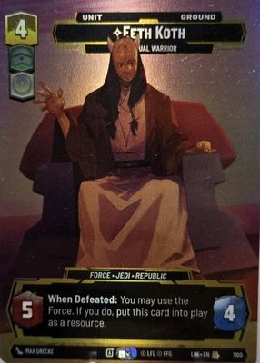 2025 Legends of the Force #1100 Prestige Foil