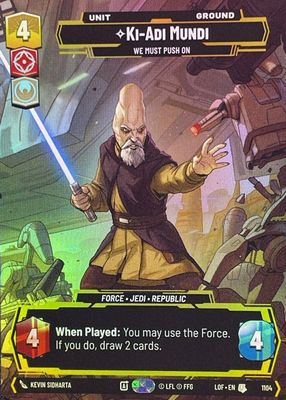 2025 Legends of the Force #1104 Prestige Foil