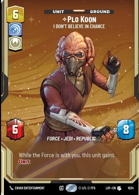 2025 Legends of the Force #1034 Prestige