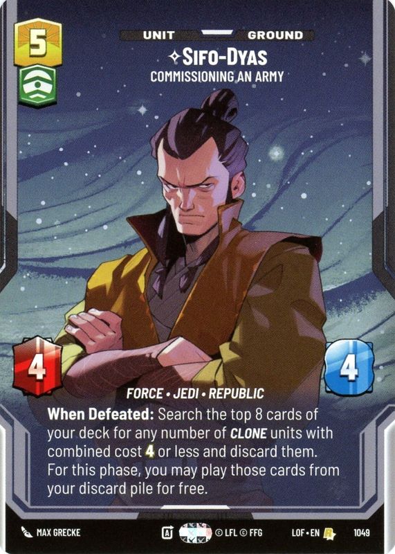 2025 Legends of the Force #1049 Prestige