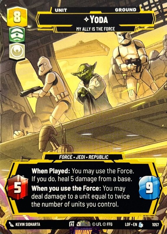2025 Legends of the Force #1057 Prestige