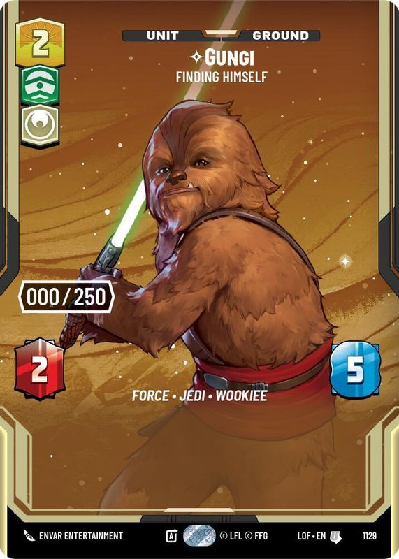 2025 Legends of the Force #1129 Prestige Serialized /250