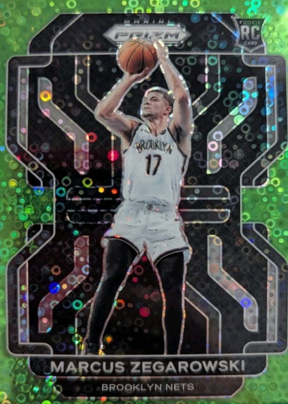 2021 Prizm #300 Fast Break Neon Green /5