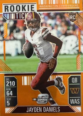 2024 Contenders Optic #75 Orange /75